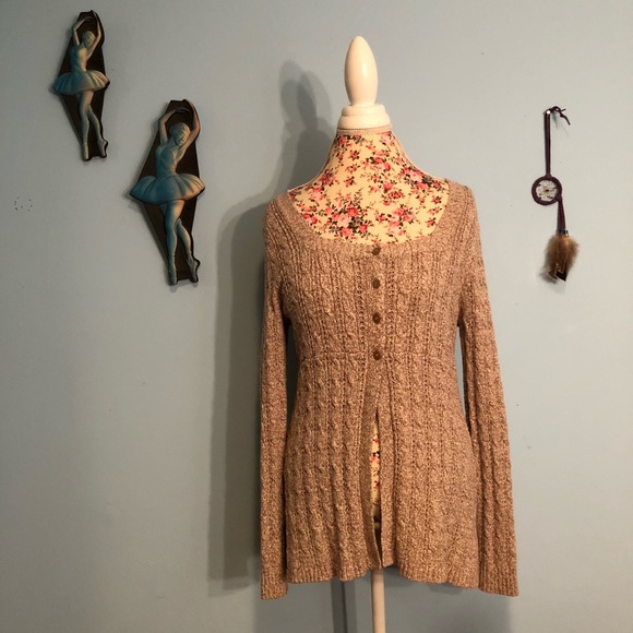 Apt. 9 Sweaters - Apt. 9 babydoll knit cardigan large